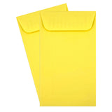 #7 Coin Envelopes, 3-1/2" X 6-1/2", Sturdy 24lb. Pastel Canary/Yellow, Gum Flap (MC7Y)